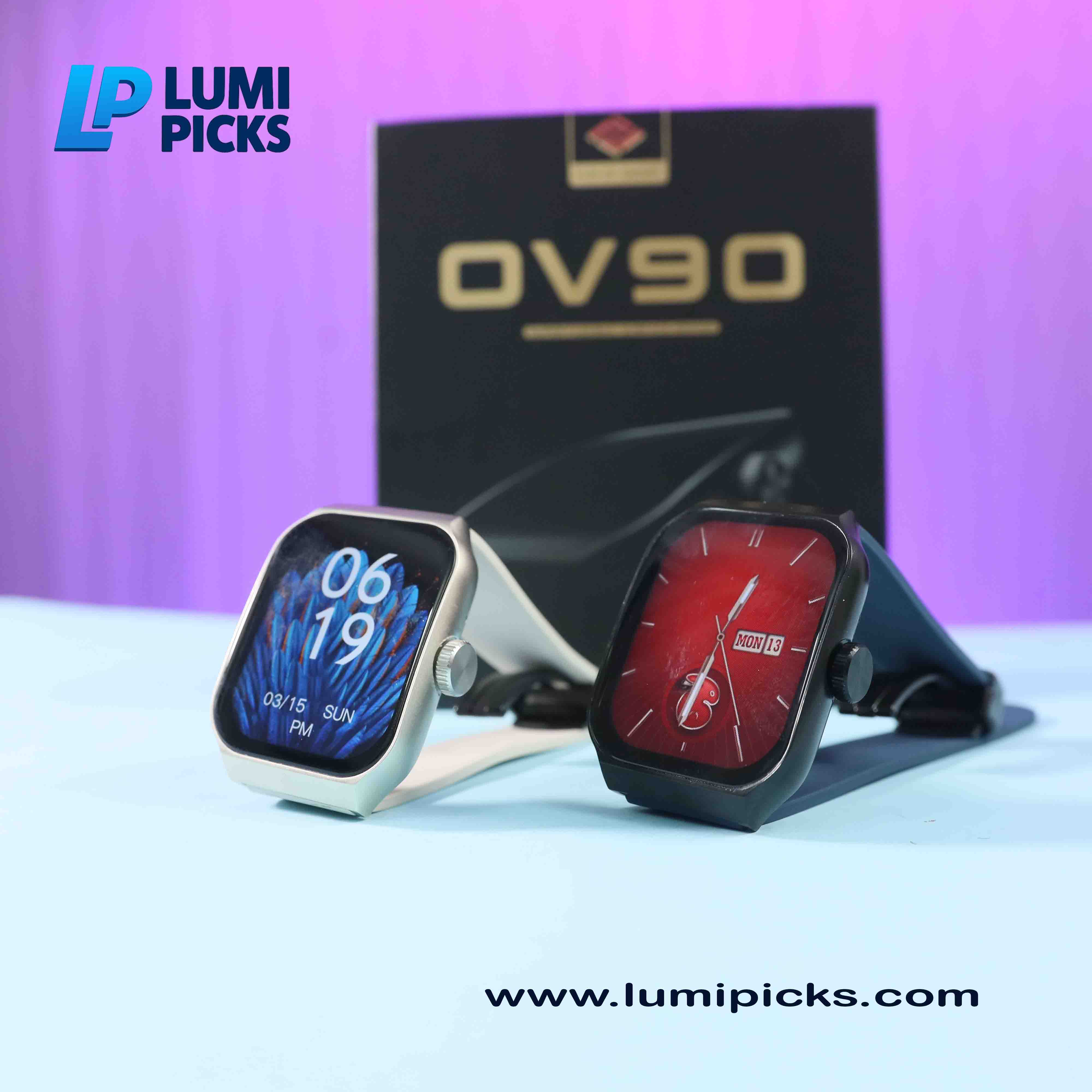 OV90 3D Amoled Display Smart Watch