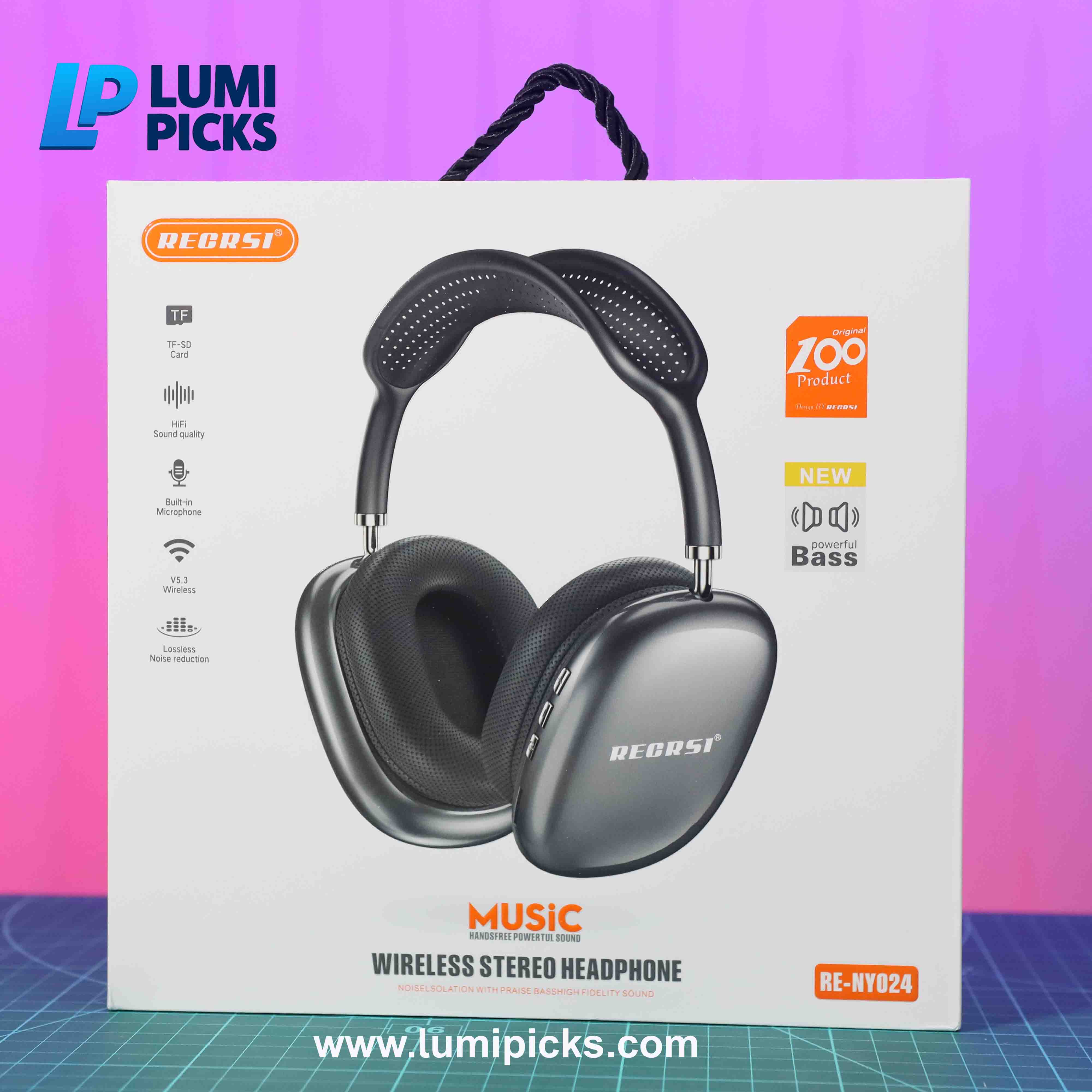RE-NY024 Wireless Stereo  Headphone